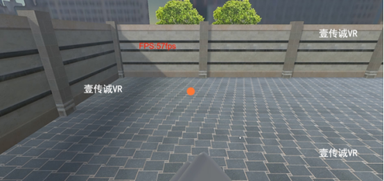 场景模拟：室外空旷场地