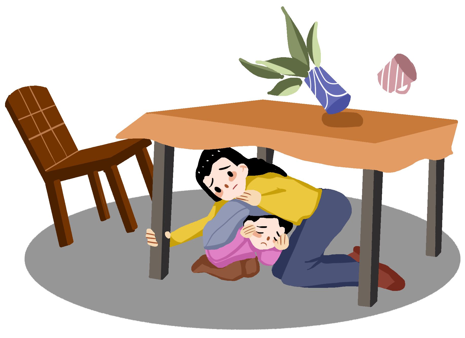 千库网_自然灾害地震场景素材_元素编号