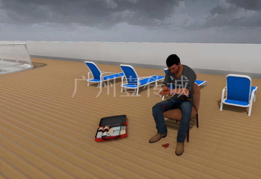 VR邮轮火灾逃生模拟体验,VR邮轮事故,VR邮轮安全,VR乘坐邮轮模拟